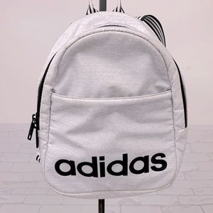 💰Bundle 3/$30 Adidas Small Mini backpack Light gray Adjustable strap Pockets Zip